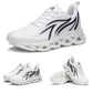 Men's Flame Printed Mesh Sneakers