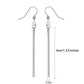 Linear Bar Drop Earrings