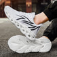 Men's Flame Printed Mesh Sneakers