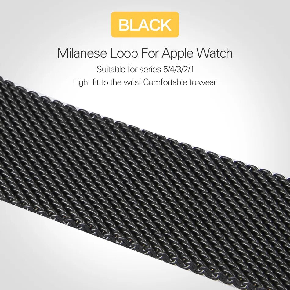 Magnetic Milanese Smart-Watch Strap