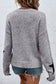 Star Round Neck Dropped Shoulder Sweater