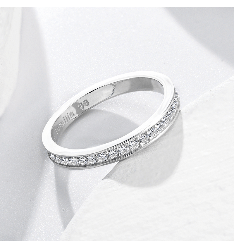 Sterling Silver CZ Stackable Rings