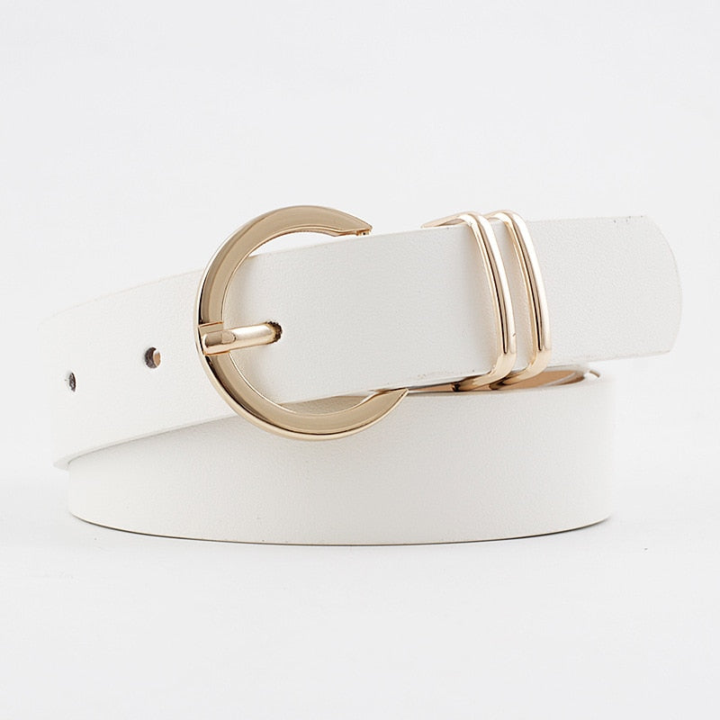 Circle Chic: The Round Buckle Belt