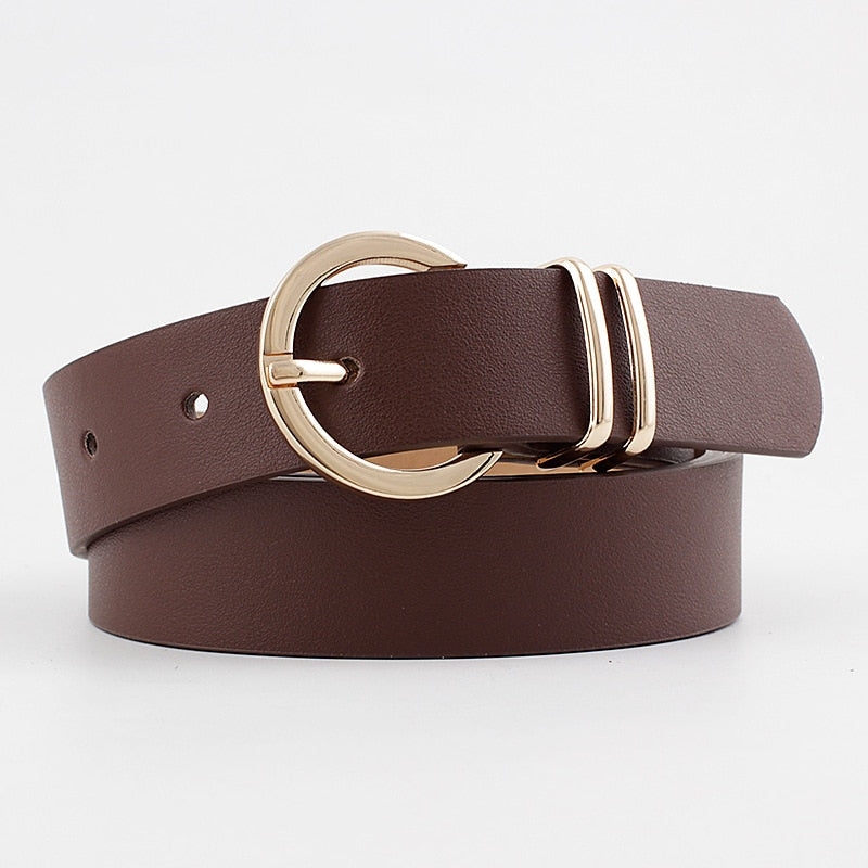 Circle Chic: The Round Buckle Belt