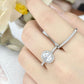 Oval Cut Engagement Ring Wedding Set Solid 925 Sterling Silver Dazzling CZ