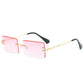 Rimless Rectangle Sunglasses