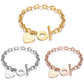 Ginavino Love Heart Charm Bracelet