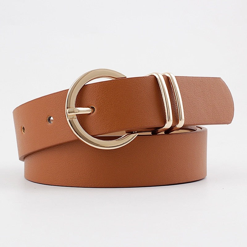 Circle Chic: The Round Buckle Belt