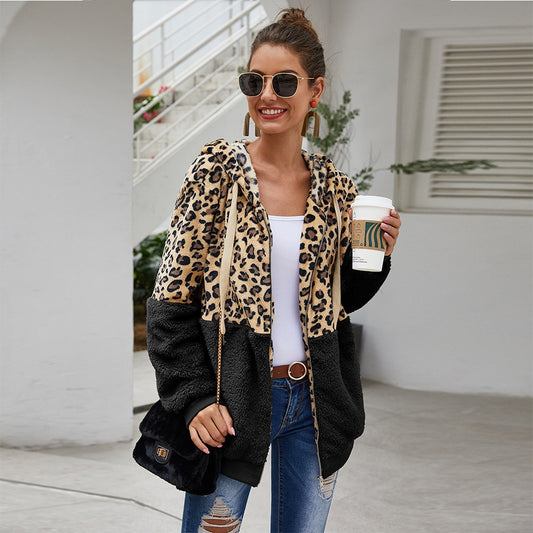 Ginavino Leopard Print Hoodie