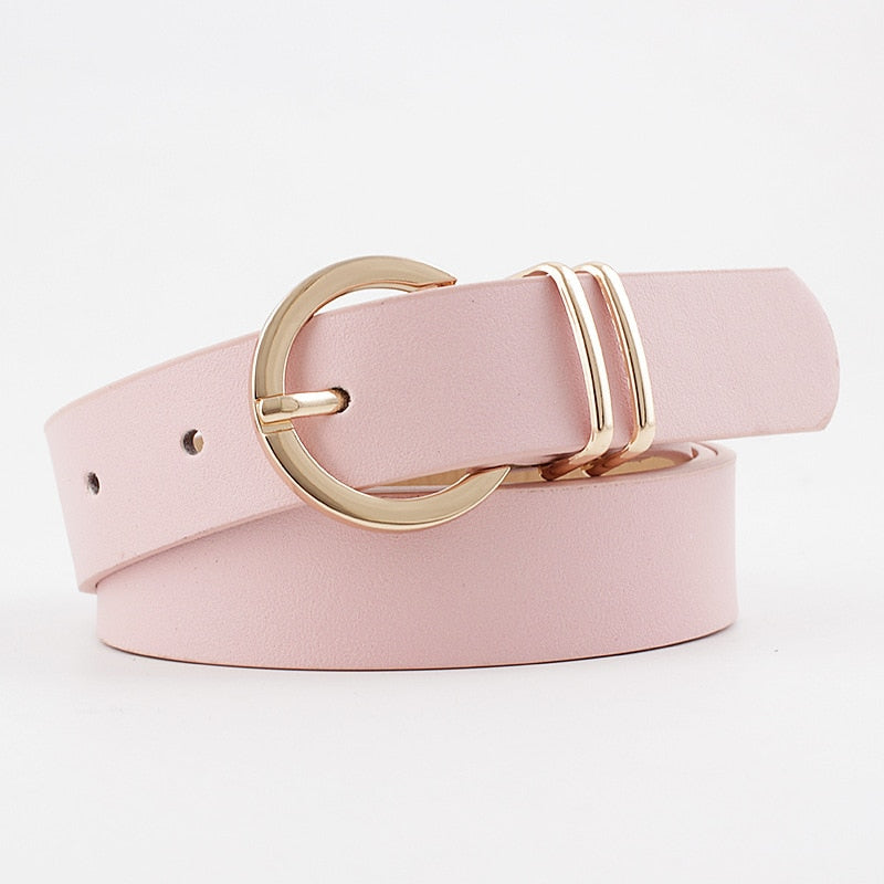 Circle Chic: The Round Buckle Belt