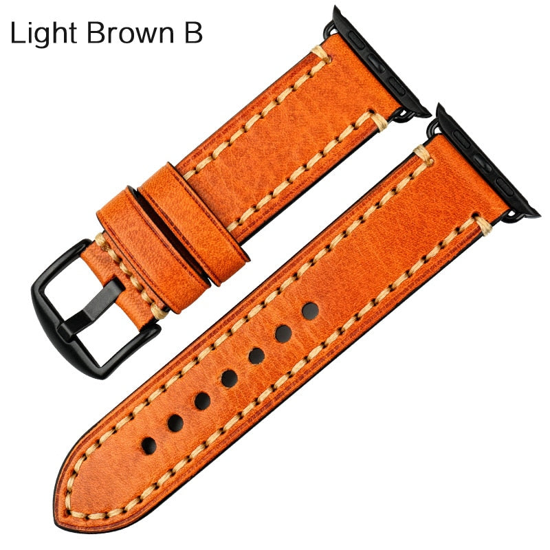 High Quality Genuine Leather Band For Smart Watch