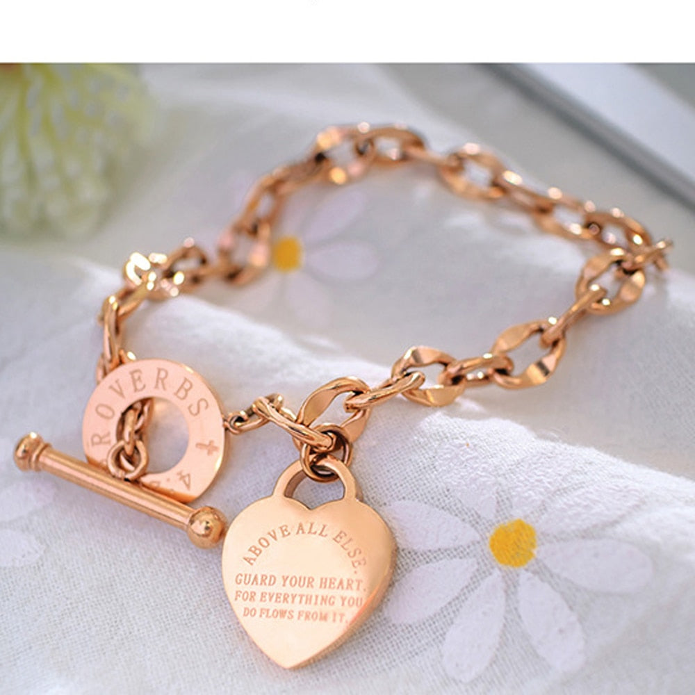 Ginavino Love Heart Charm Bracelet