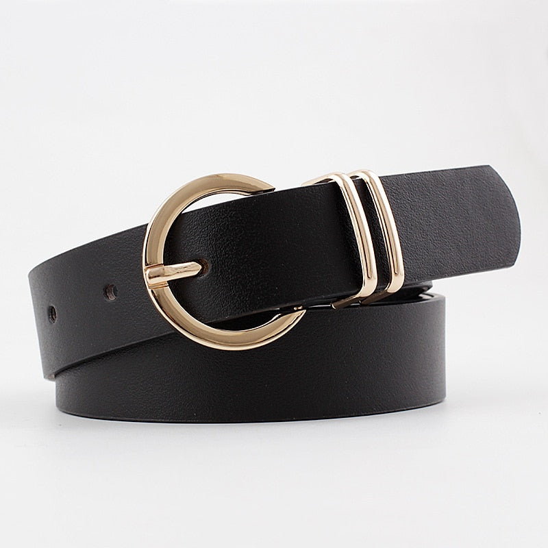 Circle Chic: The Round Buckle Belt