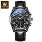 Elite Men's Dress Watch Genuine Leather Band