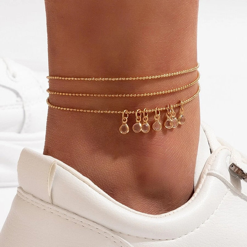 BeachVibes Anklet Chain Sets