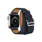 High Quality Leather Double Tour Strap For Smart Watch