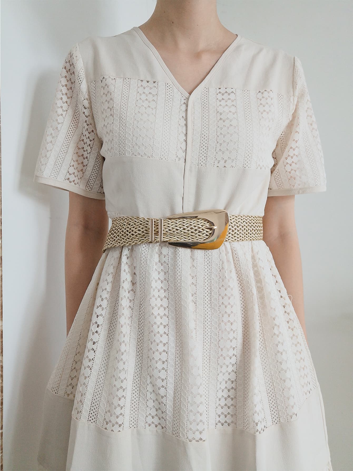 Asymmetrical Braided Belt