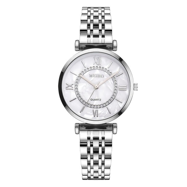 Crystal Bracelet Watch