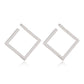 Retro Minimalist Square Earrings