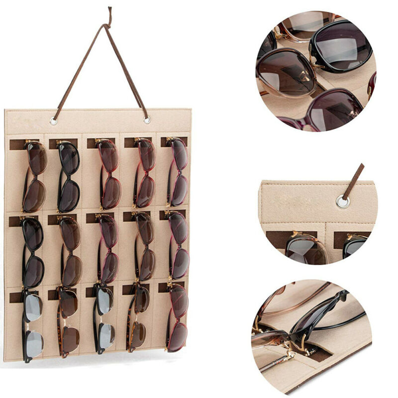 Sunglass Wall Pocket Organizer