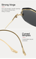 Gradient Rimless Sun Glasses