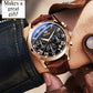 Elite Men's Dress Watch Genuine Leather Band